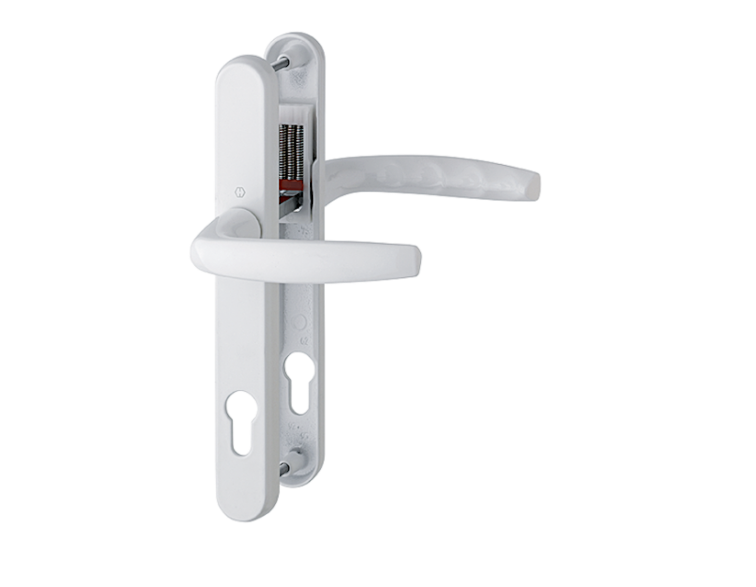 HOPPE Atlanta 1530/3830N Sprung Lever/Lever Multipoint Door Handles 92mm PZ 215mm Fixings