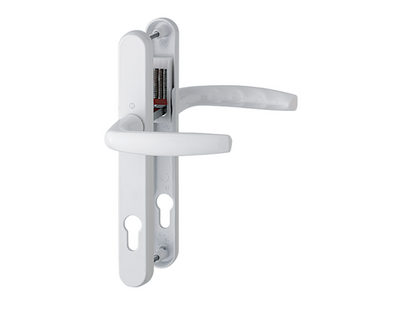 HOPPE Atlanta 1530/3830N Sprung Lever/Lever Multipoint Door Handles 92mm PZ 215mm Fixings
