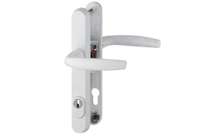HOPPE Atlanta TS007 2 Star Sprung PAS24 Lever/Lever Multipoint Door Handles 92mm PZ 215mm Fixings To Suit 70mm Doors