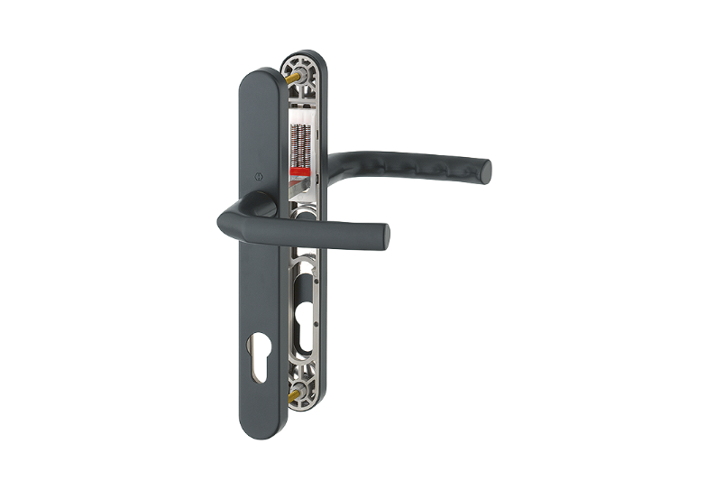 HOPPE Birmingham 1117/3810N Sprung Lever/Lever Multipoint Door Handles 92mm PZ 215mm Fixings