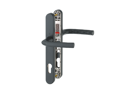 HOPPE Birmingham 1117/3810N Sprung Lever/Lever Multipoint Door Handles 92mm PZ 215mm Fixings