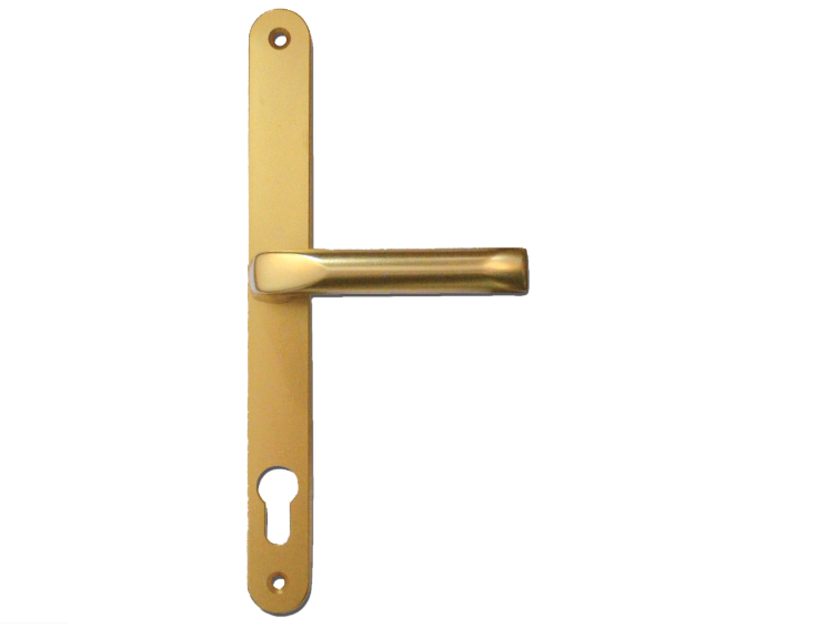HOPPE London 76G/3831N/113 Unsprung Lever/Moveable Pad Multipoint Door Handles 92mm & 62mm PZ 240mm Fixings