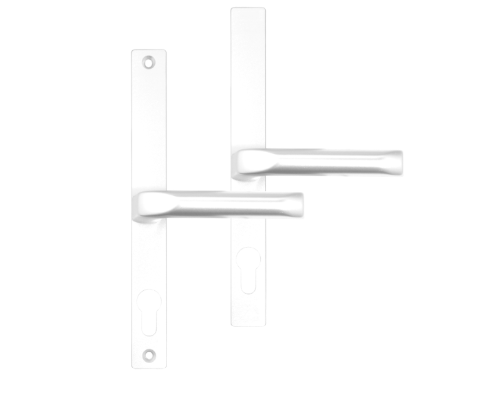 HOPPE Sprung Lever/Lever Multipoint Door Handles 68mm PZ 215mm Fixings