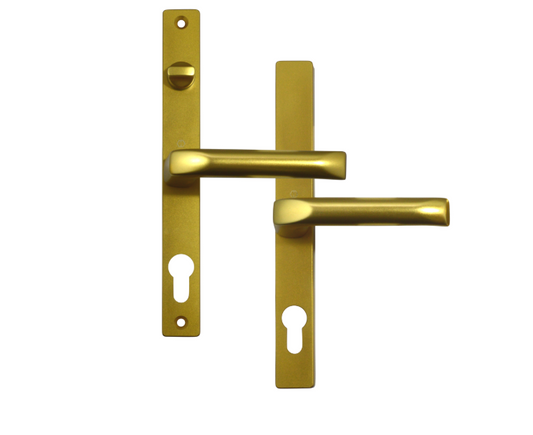 HOPPE Sprung Lever/Lever Multipoint Door Handles 68mm PZ 215mm Fixings With Snib