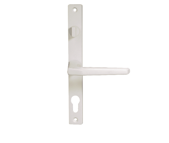 HOPPE Sprung Lever/Lever Multipoint Door Handles 68mm PZ 215mm Fixings With Snib