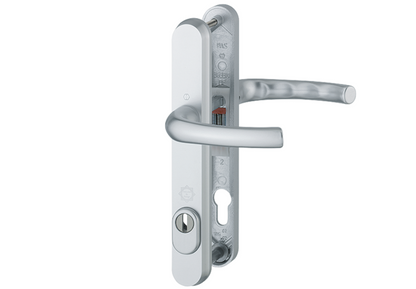 HOPPE Tokyo TS007 2 Star Sprung PAS24 Lever/Lever Multipoint Door Handles 92mm PZ 215mm Fixings To Suit 70mm Doors
