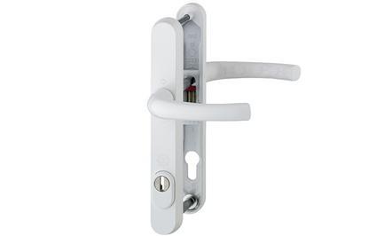HOPPE Tokyo TS007 2 Star Sprung PAS24 Lever/Lever Multipoint Door Handles 92mm PZ 215mm Fixings To Suit 70mm Doors