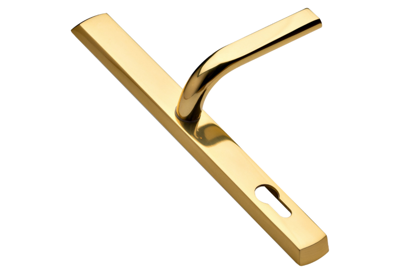 LOXTA Sprung Lever/Lever Multipoint Door Handles 92mm PZ 278mm Backplate 240mm Fixings
