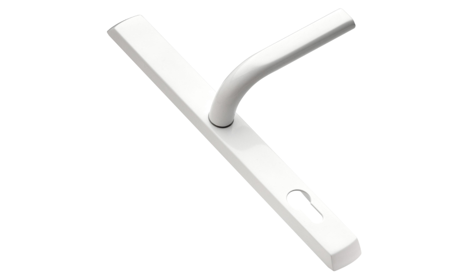 LOXTA Sprung Lever/Lever Multipoint Door Handles 92mm PZ 278mm Backplate 240mm Fixings