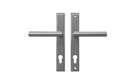 LOXTA Stealth Double Locking Unsprung Lever/Lever Multipoint Door Handles 92mm PZ 211mm Fixings With Snib