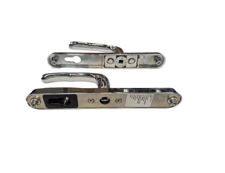MILA Kite Secure TS007 2 Star Sprung PAS24 Lever/Lever Multipoint Door Handles 92mm & 62mm PZ 211mm Fixings