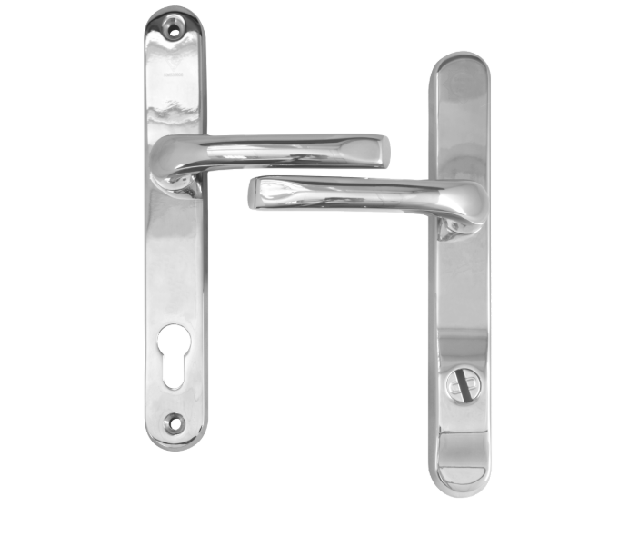 MILA Kite Secure TS007 2 Star Sprung PAS24 Lever/Lever Multipoint Door Handles 92mm PZ 211mm Fixings