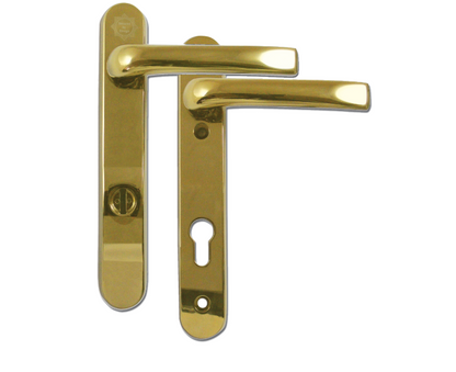 MILA Kite Secure TS007 2 Star Unsprung PAS24 Lever/Lever Multipoint Door Handles 92mm PZ 122mm Fixings