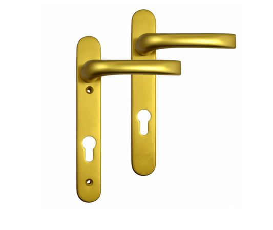 MILA Prolinea Sprung Lever/Lever Multipoint Door Handles 92mm PZ 220mm Backplate 122mm Fixings