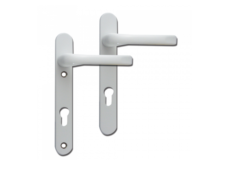 MILA Prolinea Sprung Lever/Lever Multipoint Door Handles 92mm PZ 220mm Backplate 122mm Fixings