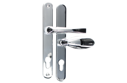 MILA Prolinea Sprung Lever/Moveable Pad Multipoint Door Handles 92mm & 62mm PZ 240mm Backplate 211mm Fixings