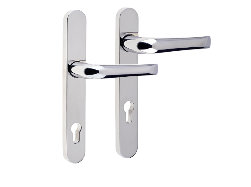 MILA Supa Unsprung Lever/Lever Multipoint Door Handles 92mm & 62mm PZ 240mm Backplate 210mm Fixings