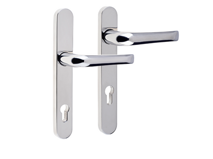 MILA Supa Unsprung Lever/Lever Multipoint Door Handles 92mm & 62mm PZ 240mm Backplate 210mm Fixings