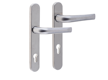 MILA Supa Unsprung Lever/Lever Multipoint Door Handles 92mm & 62mm PZ 240mm Backplate 210mm Fixings