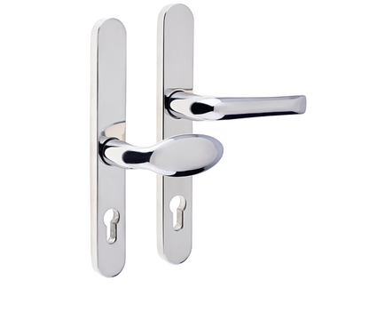 MILA Supa Unsprung Lever/Moveable Pad Multipoint Door Handles 92mm & 62mm PZ 240mm Backplate 210mm Fixings