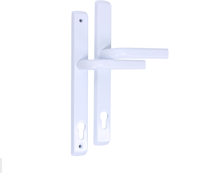 MILLENCO Sprung Lever/Lever Multipoint Door Handles 117mm PZ 240mm Fixings