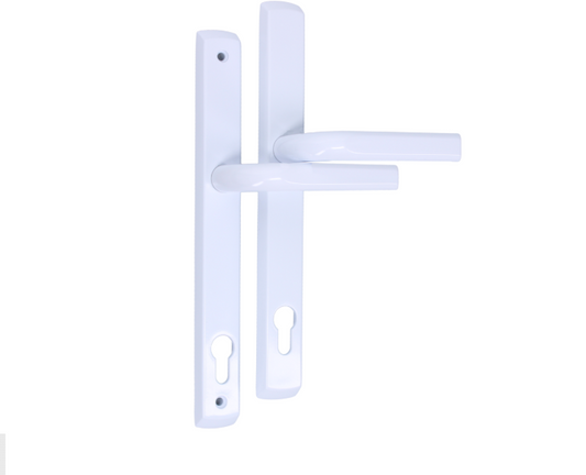 MILLENCO Sprung Lever/Lever Multipoint Door Handles 117mm PZ 240mm Fixings