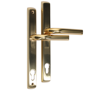 MILLENCO Sprung Lever/Lever Multipoint Door Handles 117mm PZ 240mm Fixings