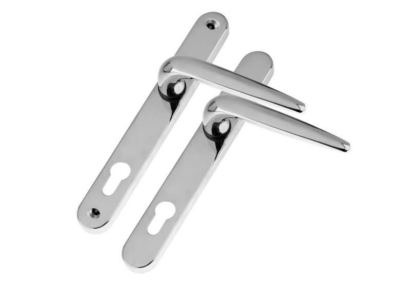 TROJAN Sparta Sprung Lever/Lever Multipoint Door Handles 92mm PZ 210mm Fixings