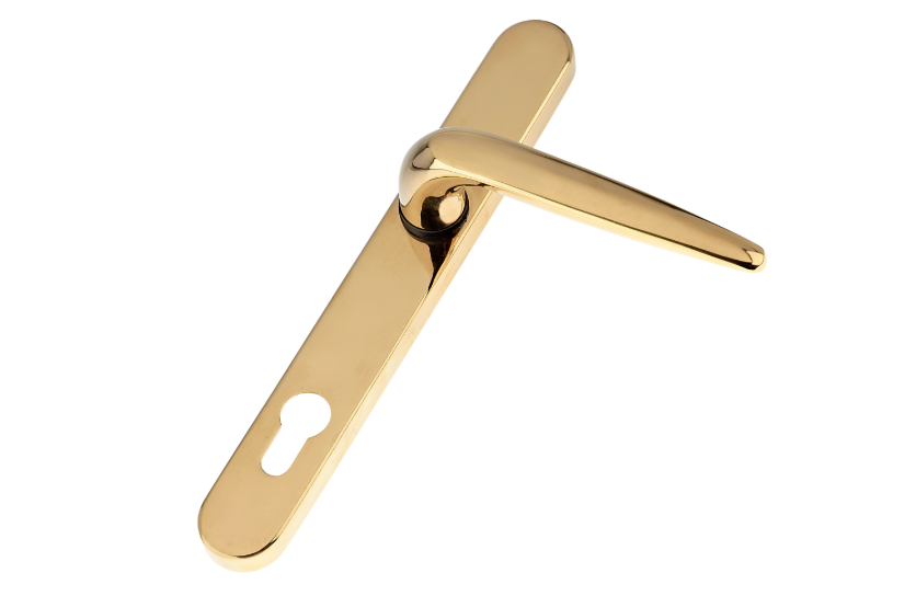 TROJAN Sparta Sprung Lever/Lever Multipoint Door Handles 92mm PZ 210mm Fixings