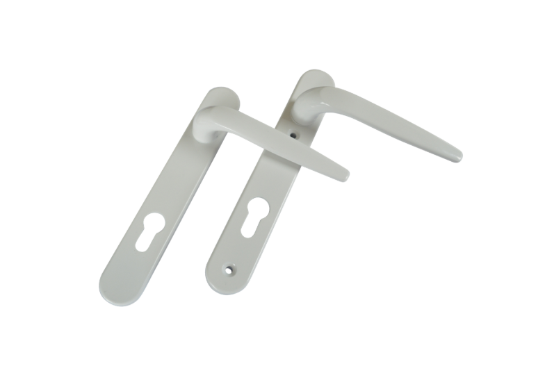 TROJAN Sparta Sprung Lever/Lever Multipoint Door Handles 92mm PZ 210mm Fixings
