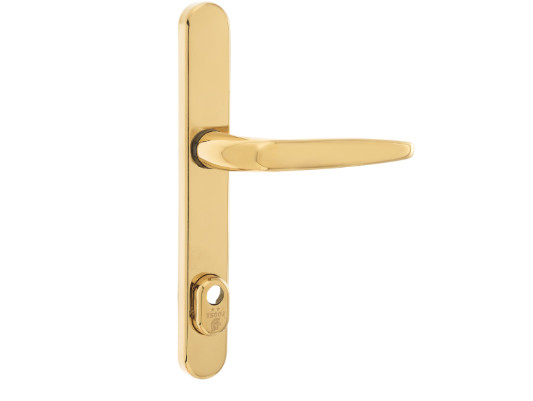 TROJAN TS007 2 Star Sprung Lever/Lever Multipoint Door Handles 210mm Fixings
