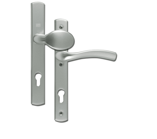 WINKHAUS Palladio XL Unsprung Lever/Fixed Pad Multipoint Door Handles 92mm PZ 214mm Fixings