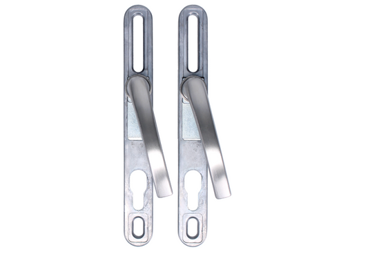 WINLOCK Universal Repair Handle Frame Set Sprung Adjustable Lever/Lever Multipoint Door Handles 62mm to 92mm PZ 160mm to 220mm Fixings