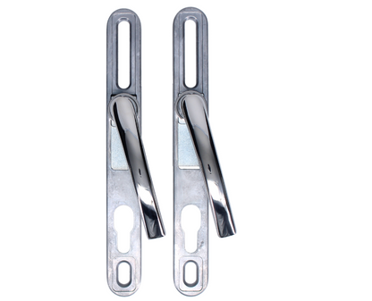 WINLOCK Universal Repair Handle Frame Set Sprung Adjustable Lever/Lever Multipoint Door Handles 62mm to 92mm PZ 160mm to 220mm Fixings