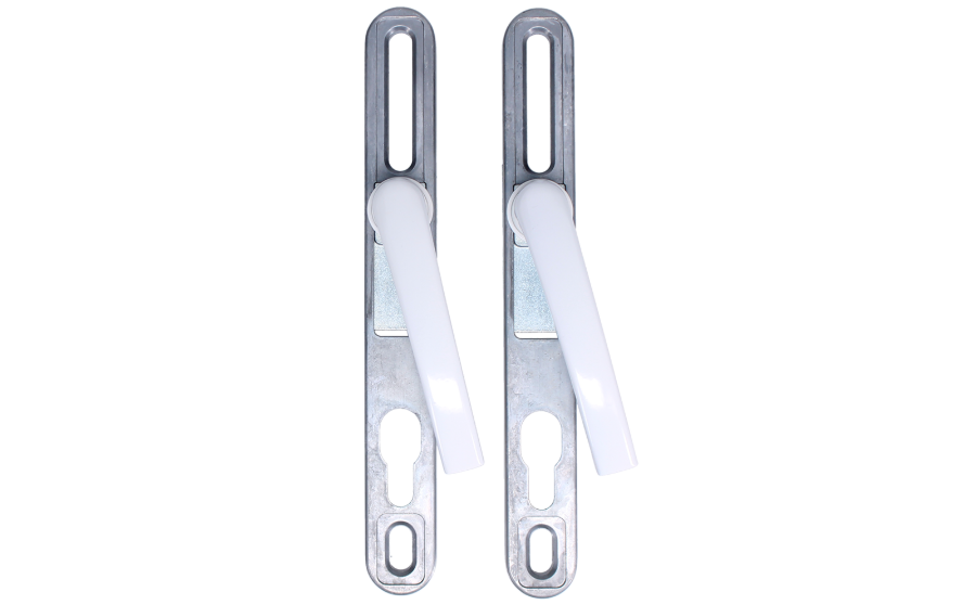 WINLOCK Universal Repair Handle Frame Set Sprung Adjustable Lever/Lever Multipoint Door Handles 62mm to 92mm PZ 160mm to 220mm Fixings