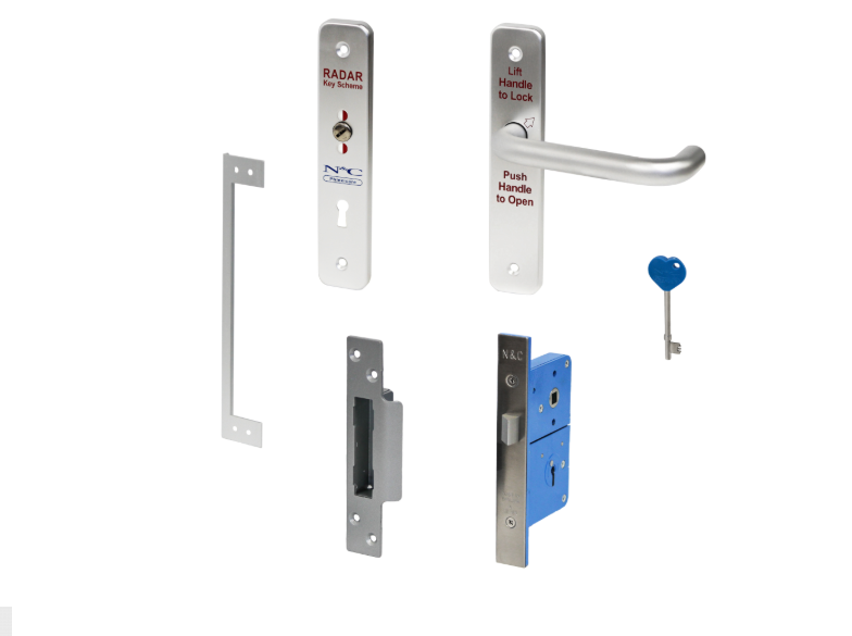 N&C Phlexicare Genuine RADAR Lockset SAA