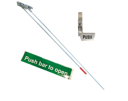 AXIM PR7085 Concealed Rod Push Pad Exit Device