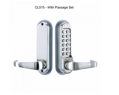 CODELOCKS CL510 / CL515 Digital Lock With Tubular Latch