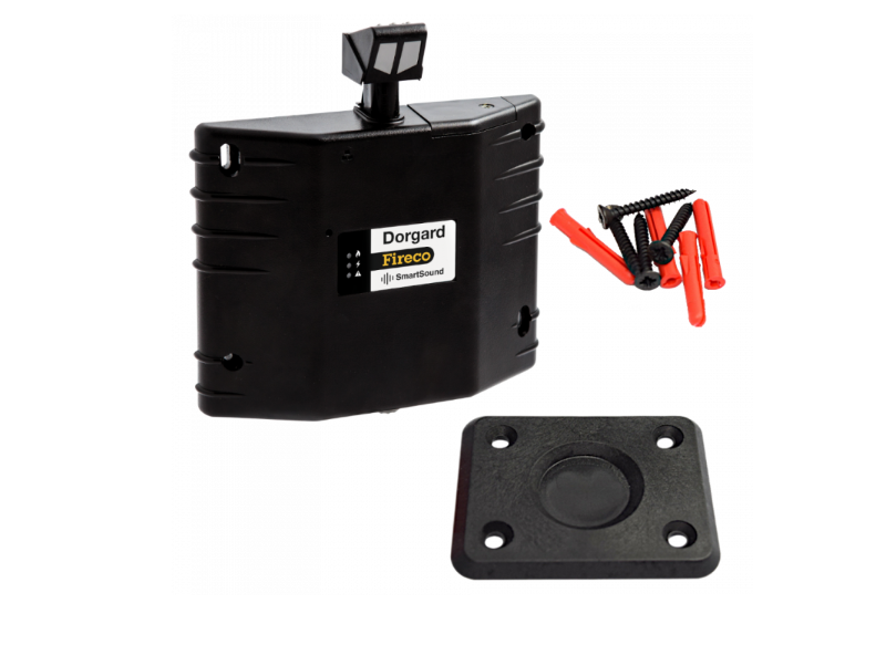FIRECO Dorgard Smartsound Door Hold Open Device C/W Standard Flat Floorplate