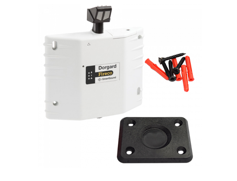 FIRECO Dorgard Smartsound Door Hold Open Device C/W Standard Flat Floorplate