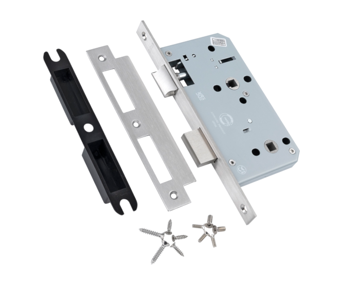 BRITON 5730 DIN Standard Fire Rated Bathroom Lock Case 60mm Backset