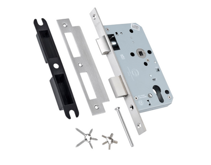 BRITON 5760 DIN Standard Fire Rated Euro Escape Sashlock Case 60mm Backset