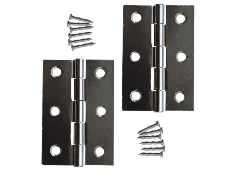 ASEC 75mm Button Tip Butt Hinges