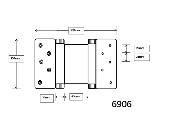 LIOBEX Double Helical Spring Hinge