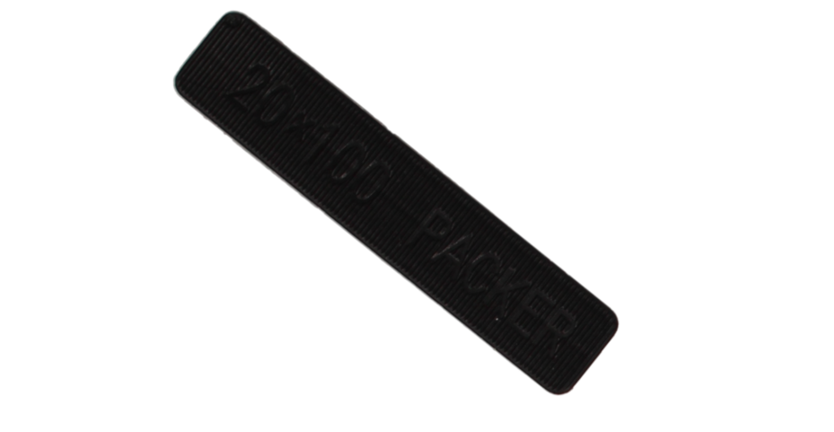 Flat Glazing Packers 100mm Length x 20mm Width (1000 PACK)