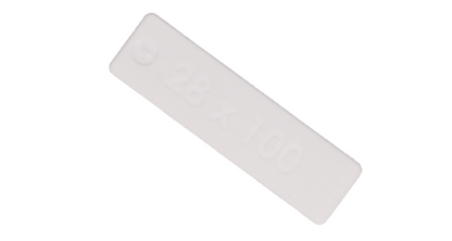 Flat Glazing Packers 100mm Length x 28mm Width (1000 PACK)