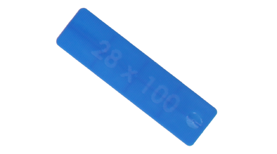 Flat Glazing Packers 100mm Length x 28mm Width (1000 PACK)