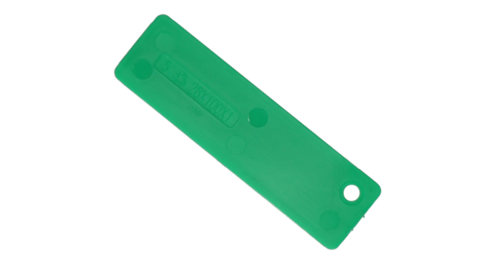Flat Glazing Packers 100mm Length x 28mm Width (1000 PACK)