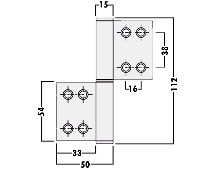 Container Window Shutter Flag Hinge