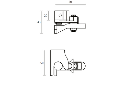 OL Line Manual Locking Window Opener